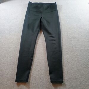 Under Armour Womens ColdGear Compression Leggings Black Medium Thermal Tights